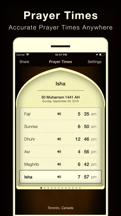 Prayer Times - Azan Alarm screenshot 1