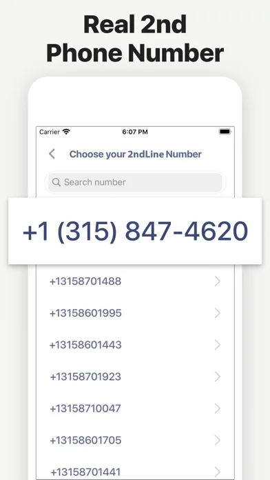 2nd Line - Second phone number screenshot 2