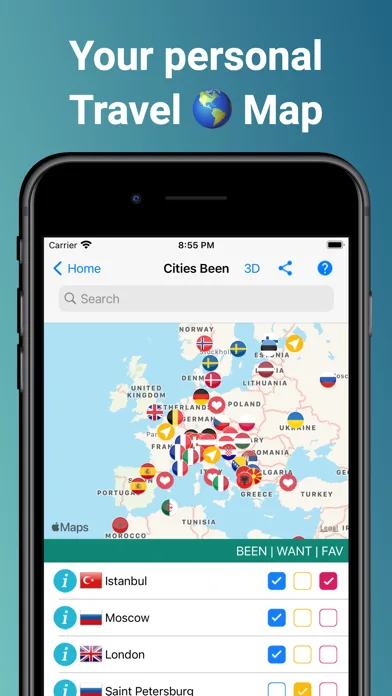 Places Been - Travel Tracker screenshot 2
