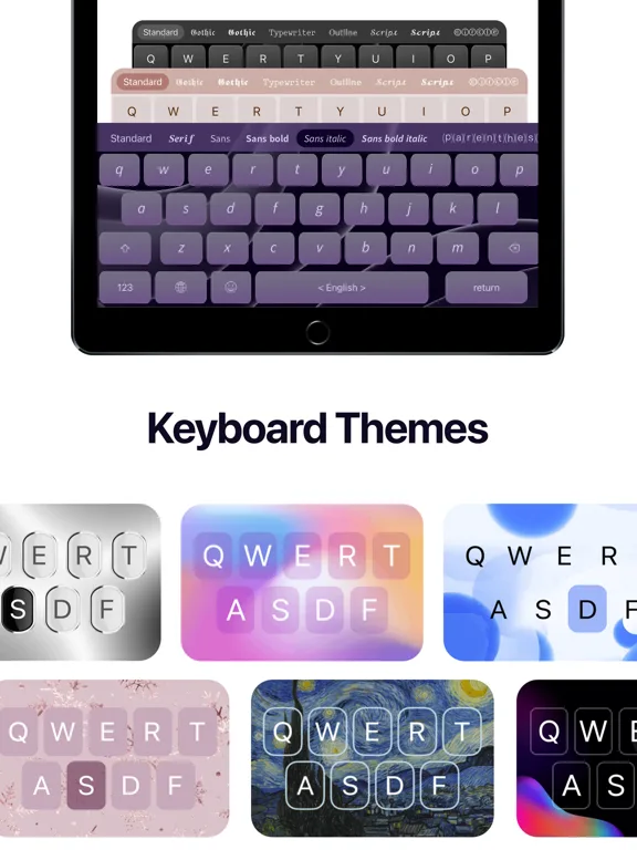 Fonts Art: Keyboard for iPhone screenshot 3