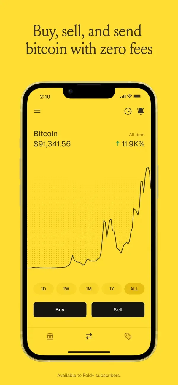 Fold: Bitcoin Personal Finance screenshot 2