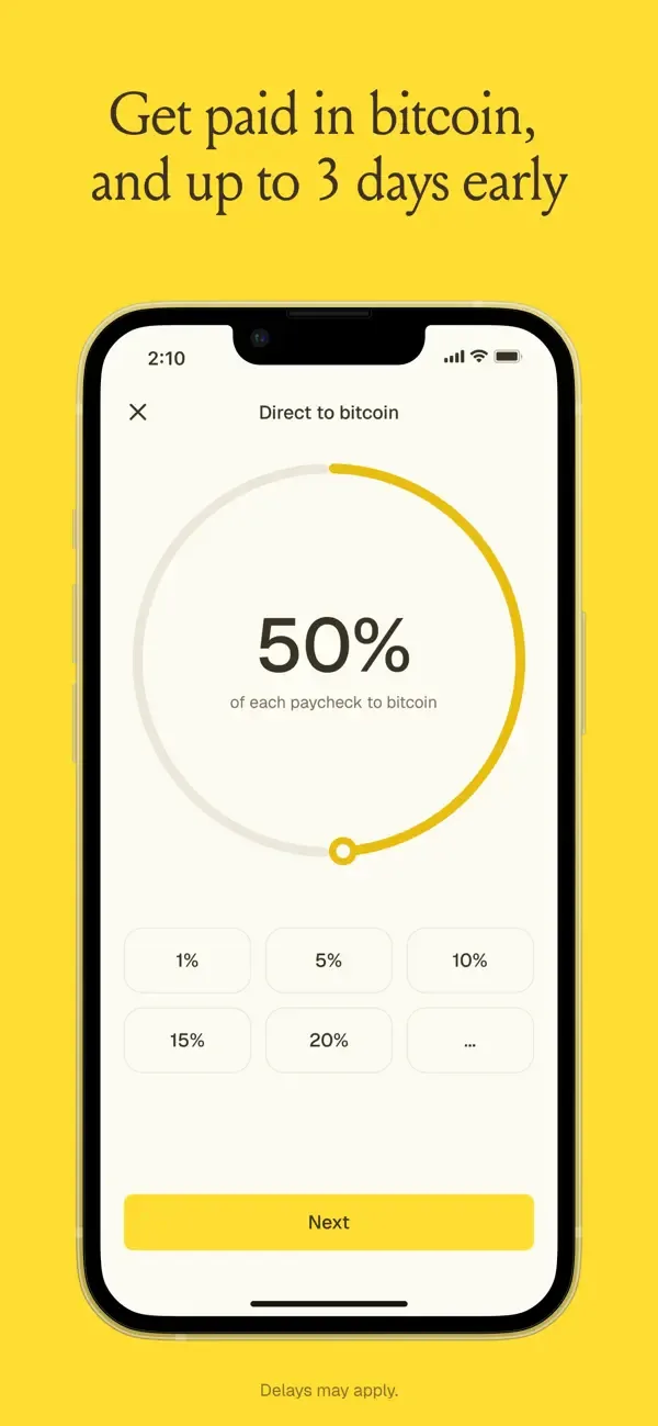 Fold: Bitcoin Personal Finance screenshot 3