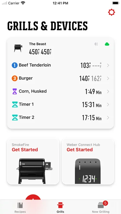 Weber Connect screenshot 1