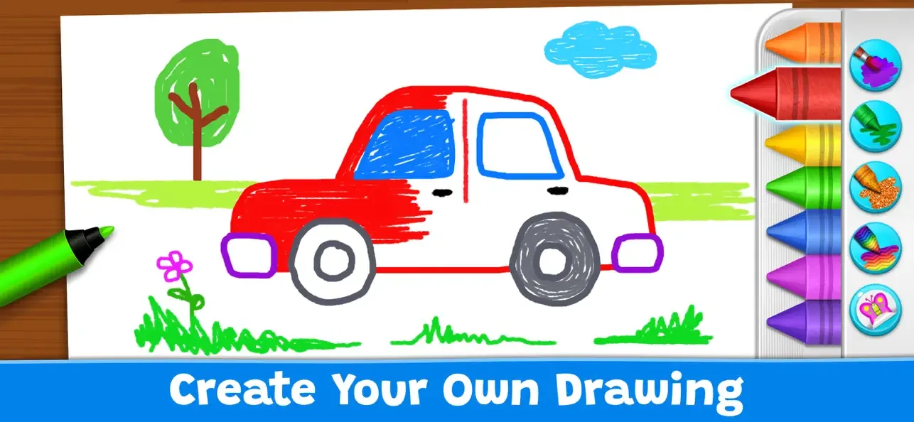 Coloring Games: Painting, Glow screenshot 2