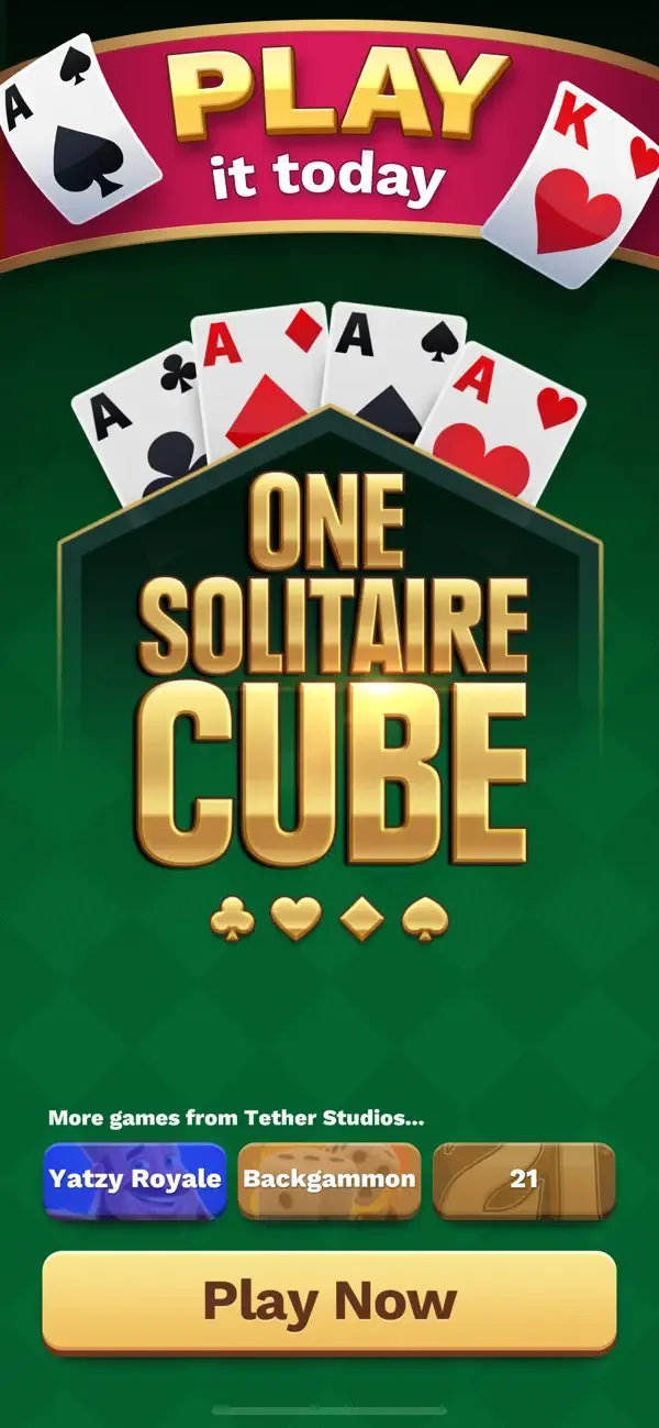One Solitaire Cube screenshot 1