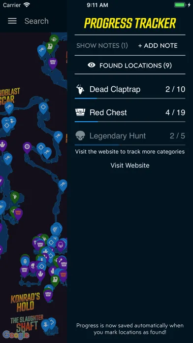 Unofficial Map for BL3 screenshot 2