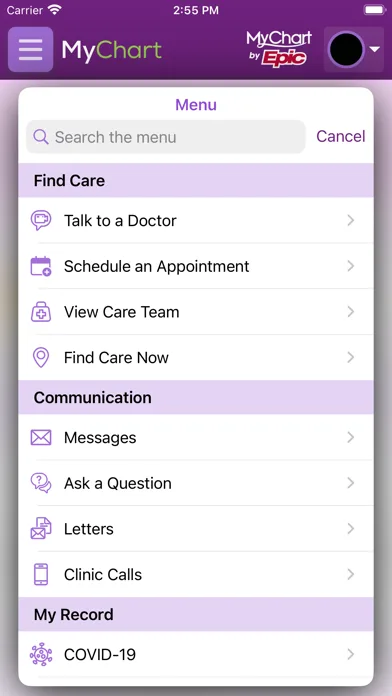 Trinity Health MyChart screenshot 4