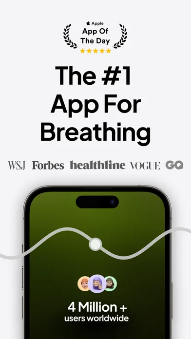 Breathwrk: Breathing Exercises screenshot 1