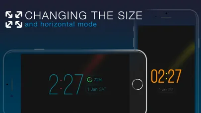 ClockPhone big digital clocks screenshot 4