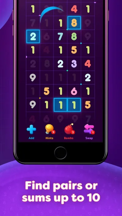 Numberzilla: Number Match Game screenshot 2