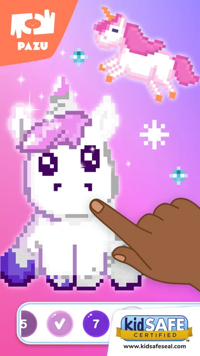 Pixel coloring games for kids screenshot 1