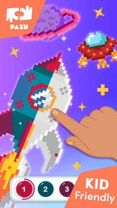 Pixel coloring games for kids screenshot 3