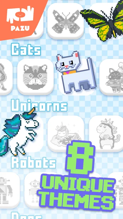 Pixel coloring games for kids screenshot 5