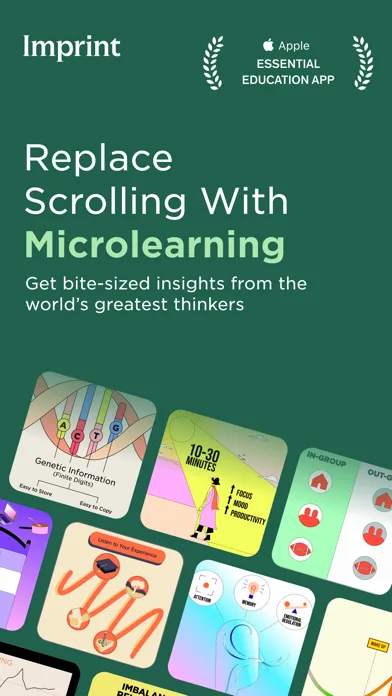 Imprint: Visual Micro Learning screenshot 1
