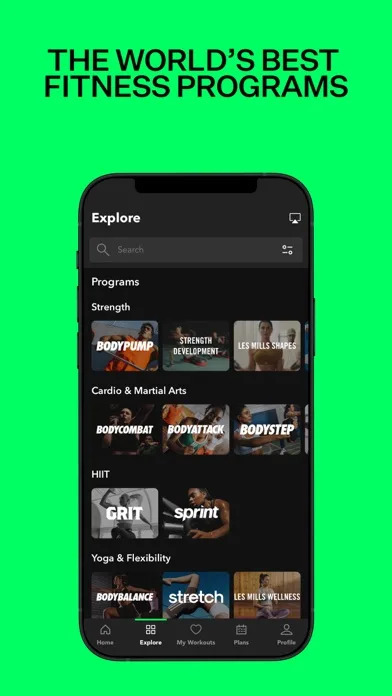 LES MILLS+: home workout app screenshot 2