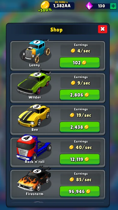 Merge Muscle Cars - Idle Games screenshot 4