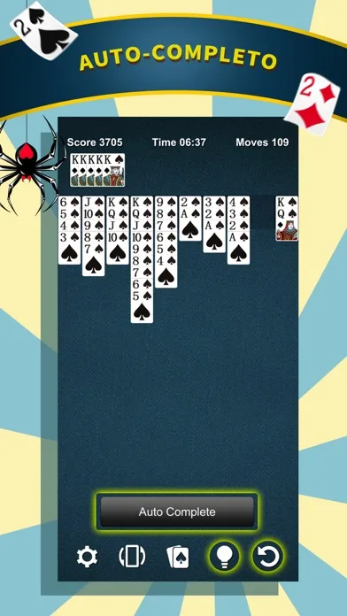 Spider Solitaire * Card Game screenshot 4