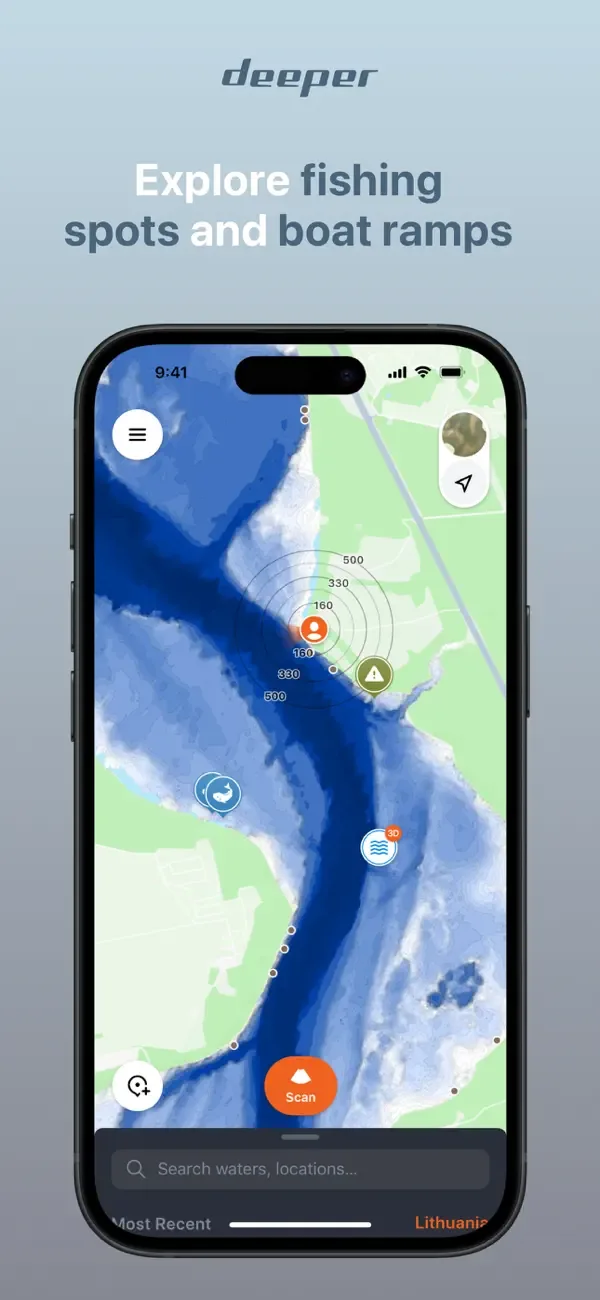 Fish Deeper - Fishing App screenshot 2