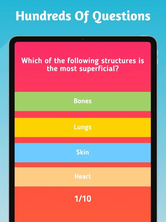 Anatomy and Physiology Quiz. screenshot 3
