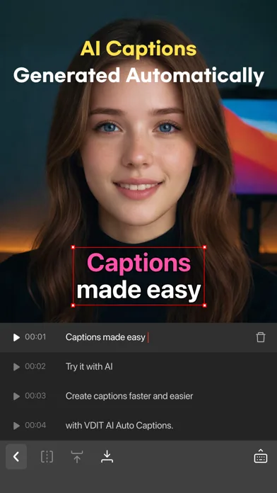 VDIT - Video & Subtitle Editor screenshot 2