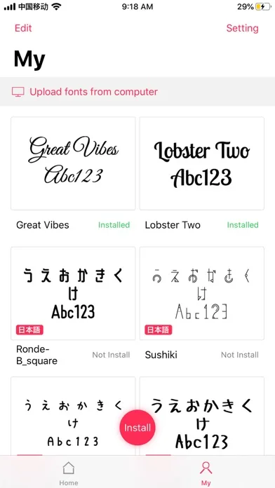 My Font - Install font for 13+ screenshot 2