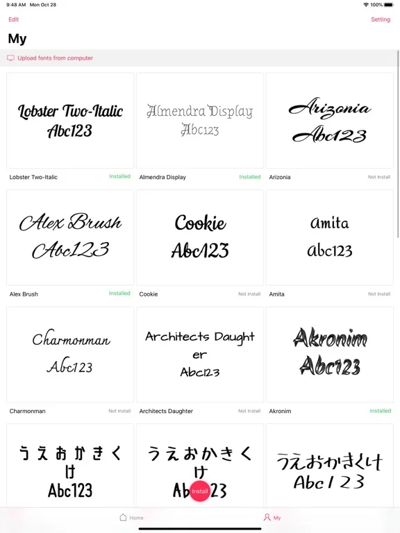 My Font - Install font for 13+ screenshot 5