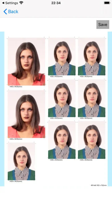 ID Photo application screenshot 2