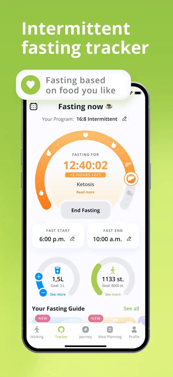 NutriWalking - Step Counter screenshot 3