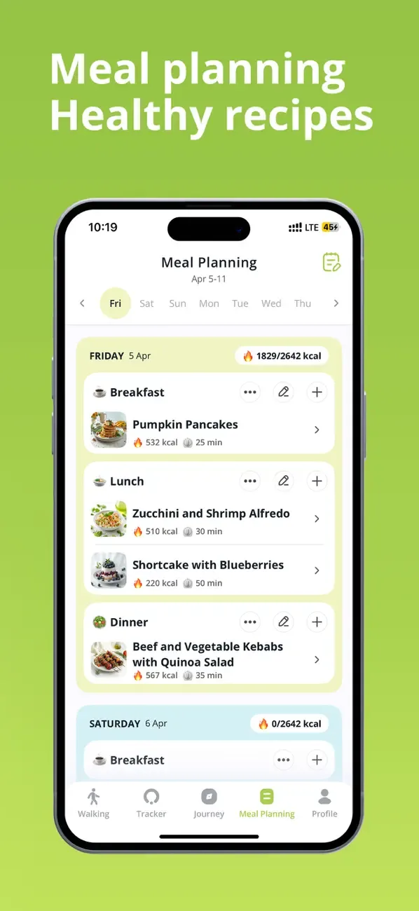 NutriWalking - Step Counter screenshot 5