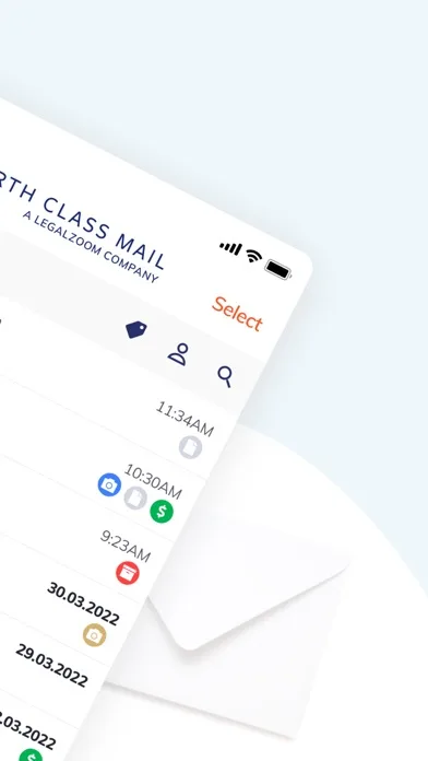 Earth Class Mail: Mailbox Scan screenshot 2