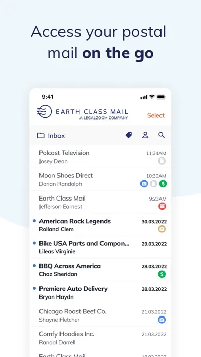 Earth Class Mail: Mailbox Scan screenshot 3