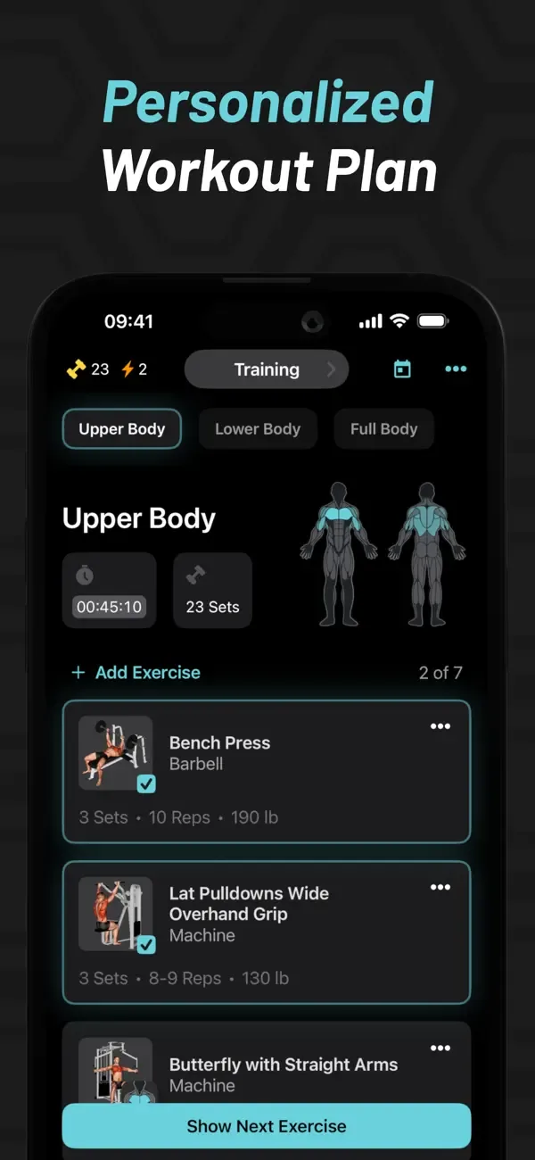 MyFitCoach - Workout Planner screenshot 2