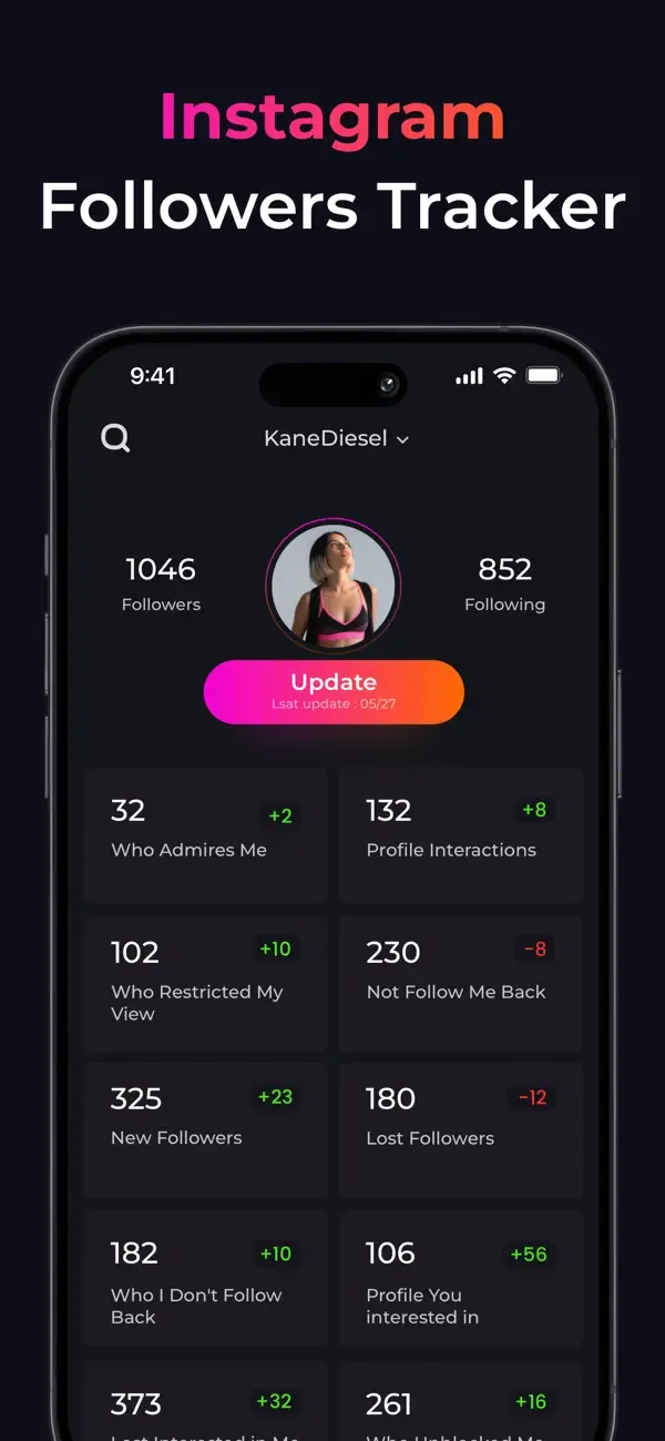 Reports+ for Followers Tracker screenshot 1
