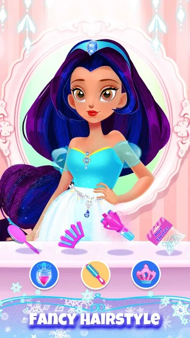 Princess Hair Salon Girl Games screenshot 1