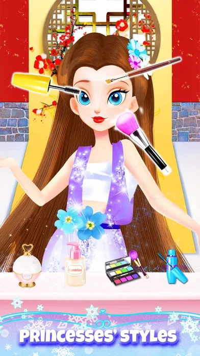 Princess Hair Salon Girl Games screenshot 3
