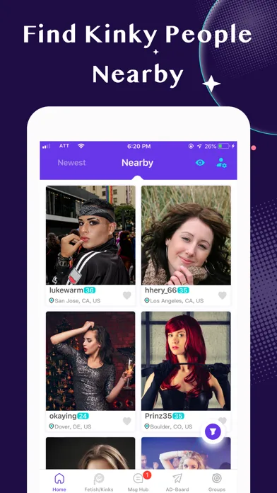 Kinkr: BDSM Kink Fetish Dating screenshot 2