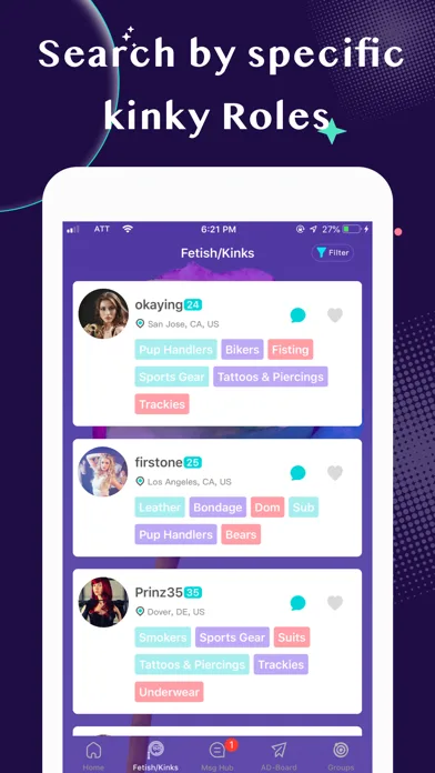 Kinkr: BDSM Kink Fetish Dating screenshot 3