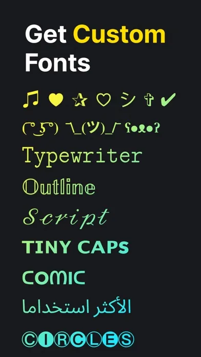 Fonts for iPhone & Keyboards screenshot 1