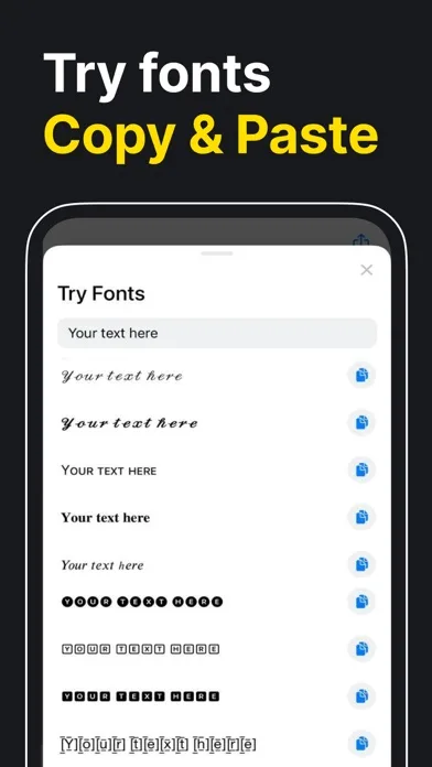 Fonts for iPhone & Keyboards screenshot 4