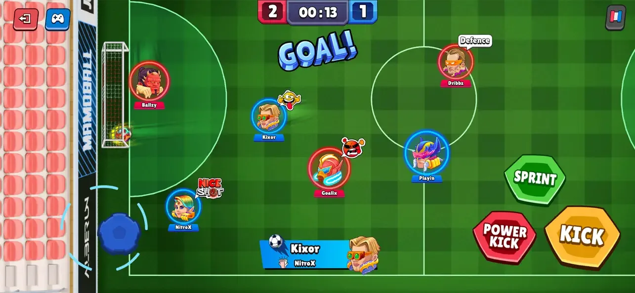 MamoBall - Soccer Game screenshot 2