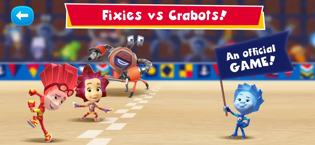 Fixies vs Crabots: 6 Fun Games screenshot 1