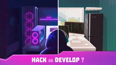 Hacker or Dev Tycoon? Clicker screenshot 1