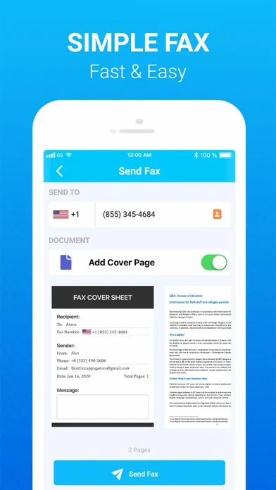 Fax From IPhone: Send &Receive screenshot 4