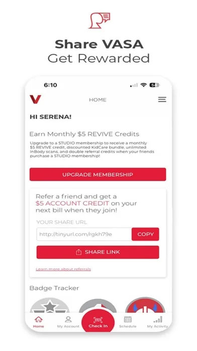 VASA Fitness Mobile screenshot 4