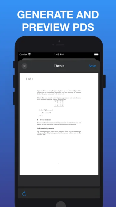 LaTeX Editor Tex Pro screenshot 3