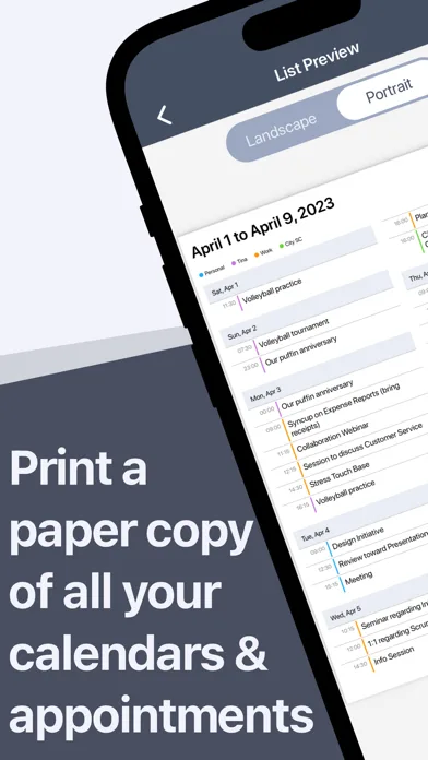 PDF Calendar - Print & Share screenshot 2