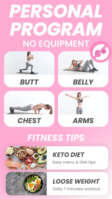 Workout & Women Fitness－Be Fit screenshot 2