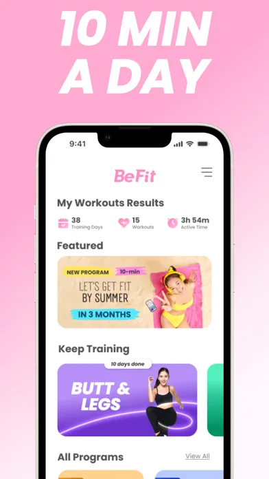 Workout & Women Fitness－Be Fit screenshot 3