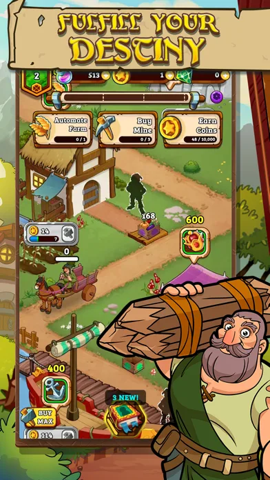 Royal Idle: Medieval Quest screenshot 1