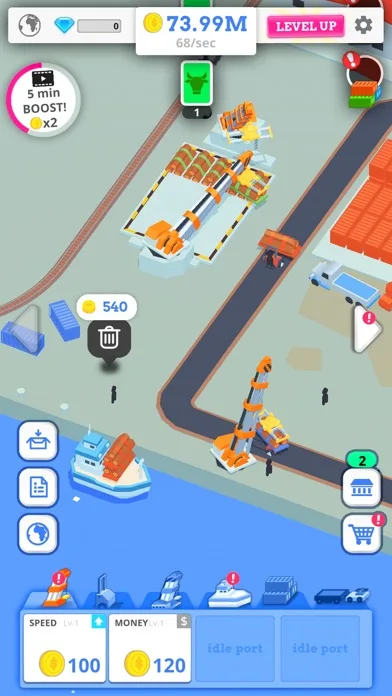Idle Port - Sea game screenshot 1